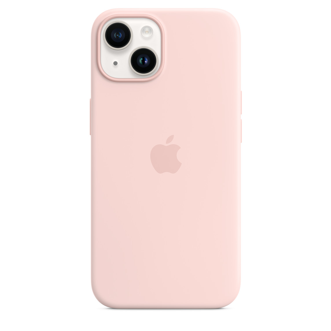iPhone 14 Silicone Case Chalk Pink Originaal Ümbris
