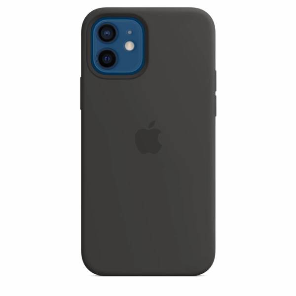 iPhone 12/12 Pro Silicone Case Black Originaal Ümbris