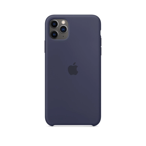 iPhone 11 Pro Max Silicone Case Midnight Blue Originaal Ümbris