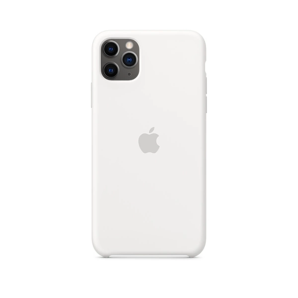 iPhone 11 Pro Max Silicone Case White Originaal Ümbris