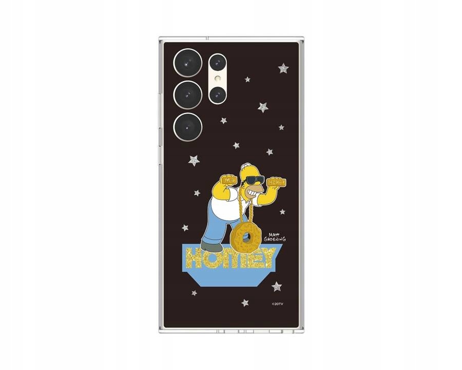 Galaxy S23 Ultra The Simpsons Glitter Plate Tagapaneel