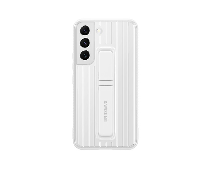 Galaxy S22 Protective Standing Cover Läbipaistev Ümbris