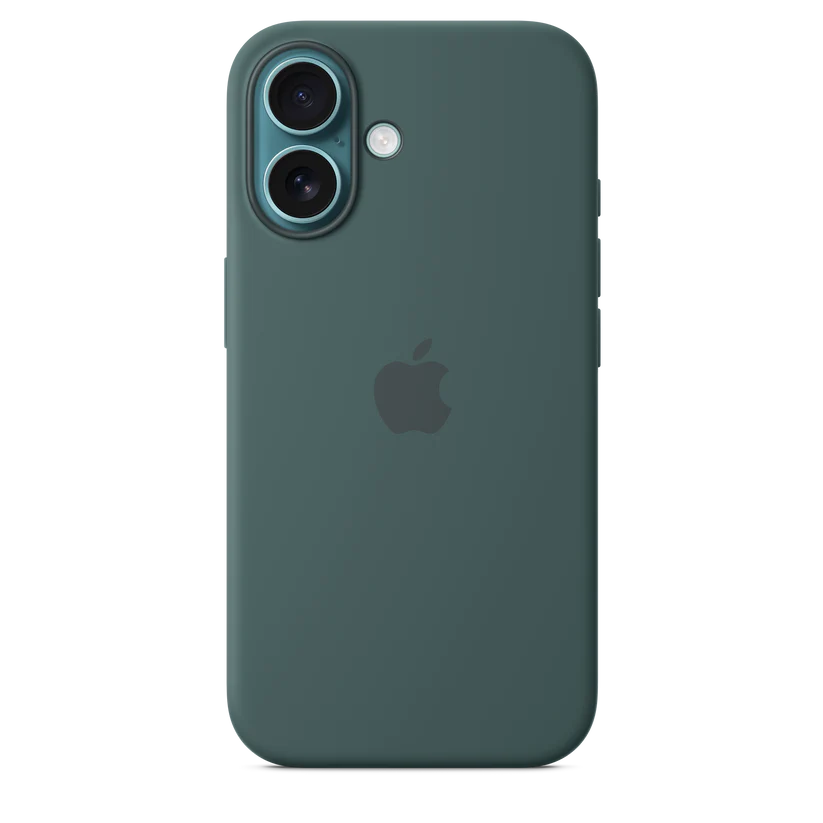 iPhone 16 Silicone Case Lake Green Originaal Ümbris