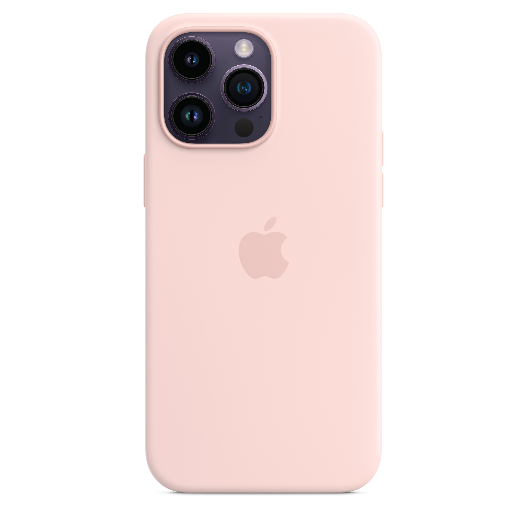 iPhone 14 Pro Max Silicone Case Chalk Pink Originaal Ümbris