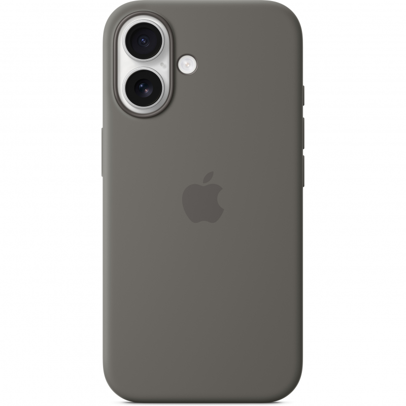 iPhone 16 Silicone Case Stone Gray Originaal Ümbris