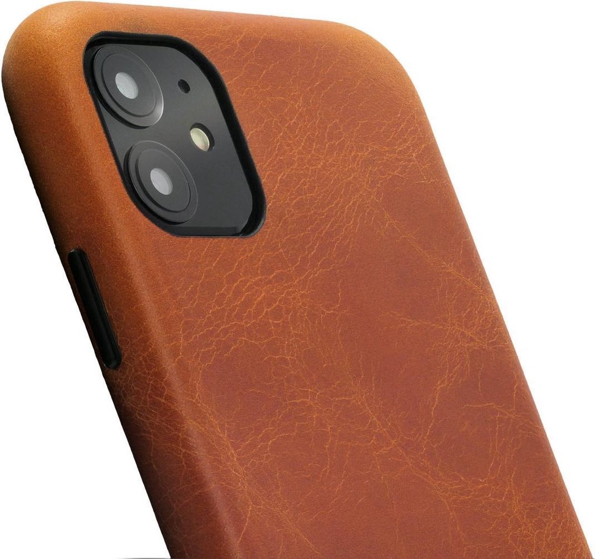 iPhone XS Max nahast kaitseümbris Konjakipruun