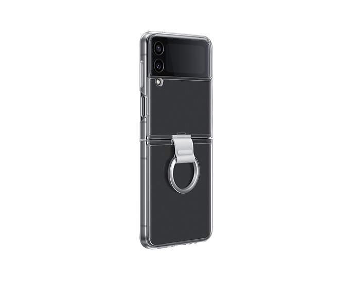 Galaxy Z Flip4 Clear Cover with Ring Läbipaistev Ümbris