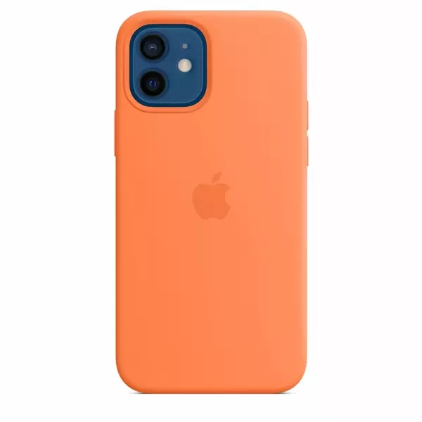 iPhone 12 / 12 Pro Silicone Case Kumquat Originaal Ümbris