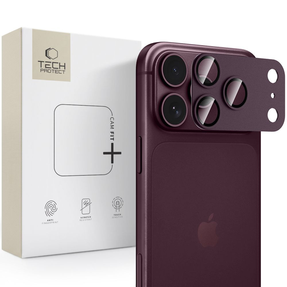 Kaamerakaitse iPhone 18 Pro Max Burgundy