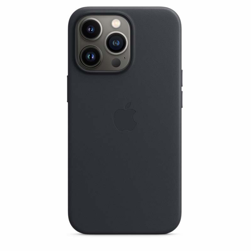 iPhone 13 Pro Max Leather Case Midnight Originaal Ümbris