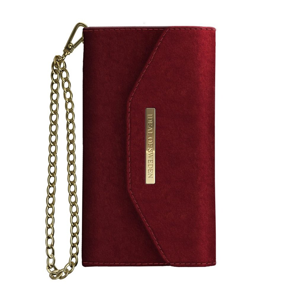 iDeal Of Sweden iPhone X ümbris Mayfair Clutch Velvet Red