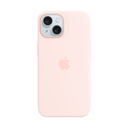 Apple iPhone 15 Silicone case - Light Pink