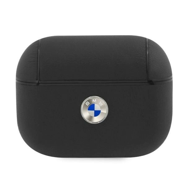 BMW Airpods Pro Leather Case Black
