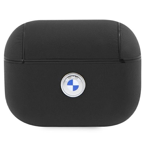 BMW Airpods Pro 2 Leather Case Black