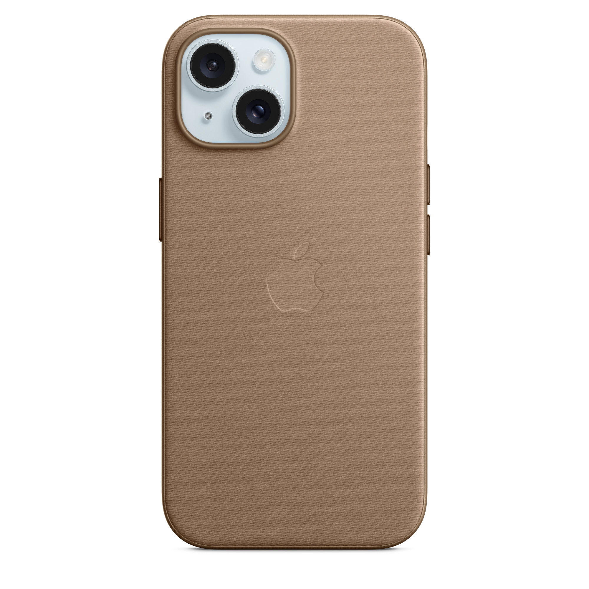 Apple iPhone 15 FineWoven case Taupe Originaal Ümbris