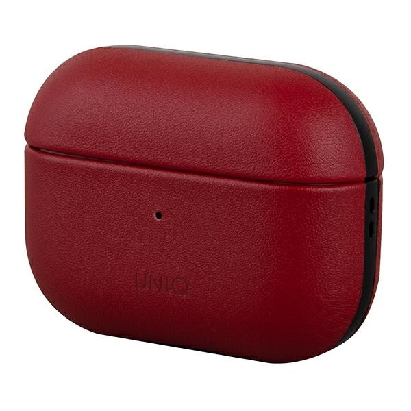 Uniq Terra Airpods Pro Genuine Leather Case Red