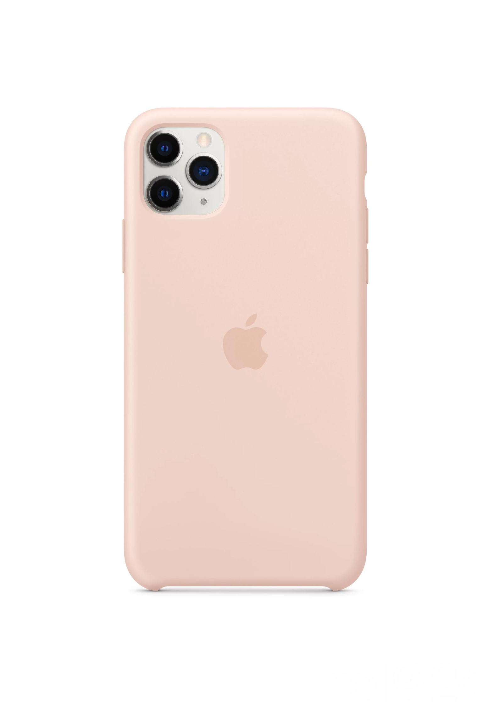 iPhone 11 Pro Max Silicone Case Pink Sand Originaal Ümbris