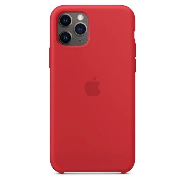 iPhone 11 Pro Silicone Case Red Originaal Ümbris